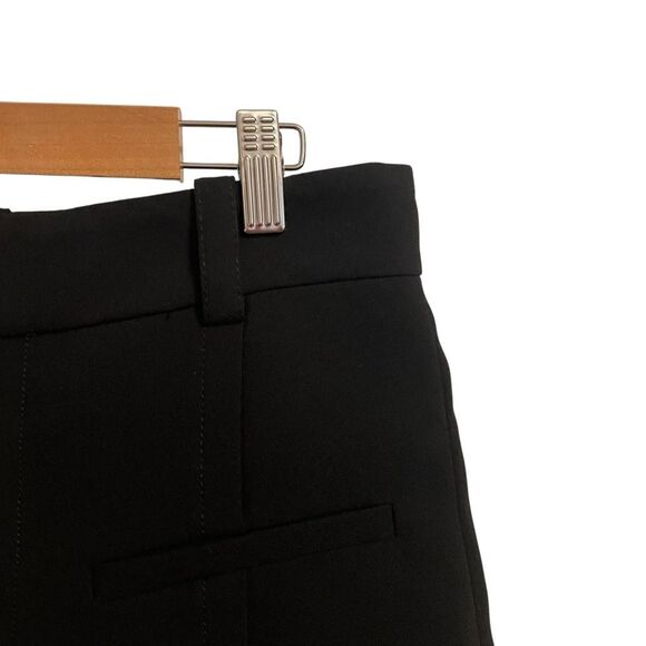Zara Black Flat Front Dress Shorts Size Small NWOT - Picture 2 of 5